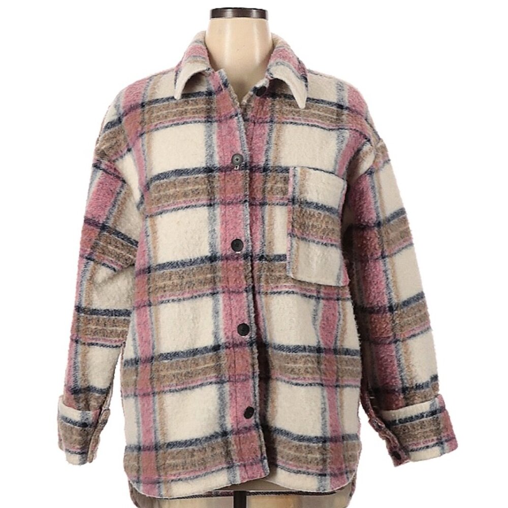 [SOLD] Zara Plaid Jacket XL